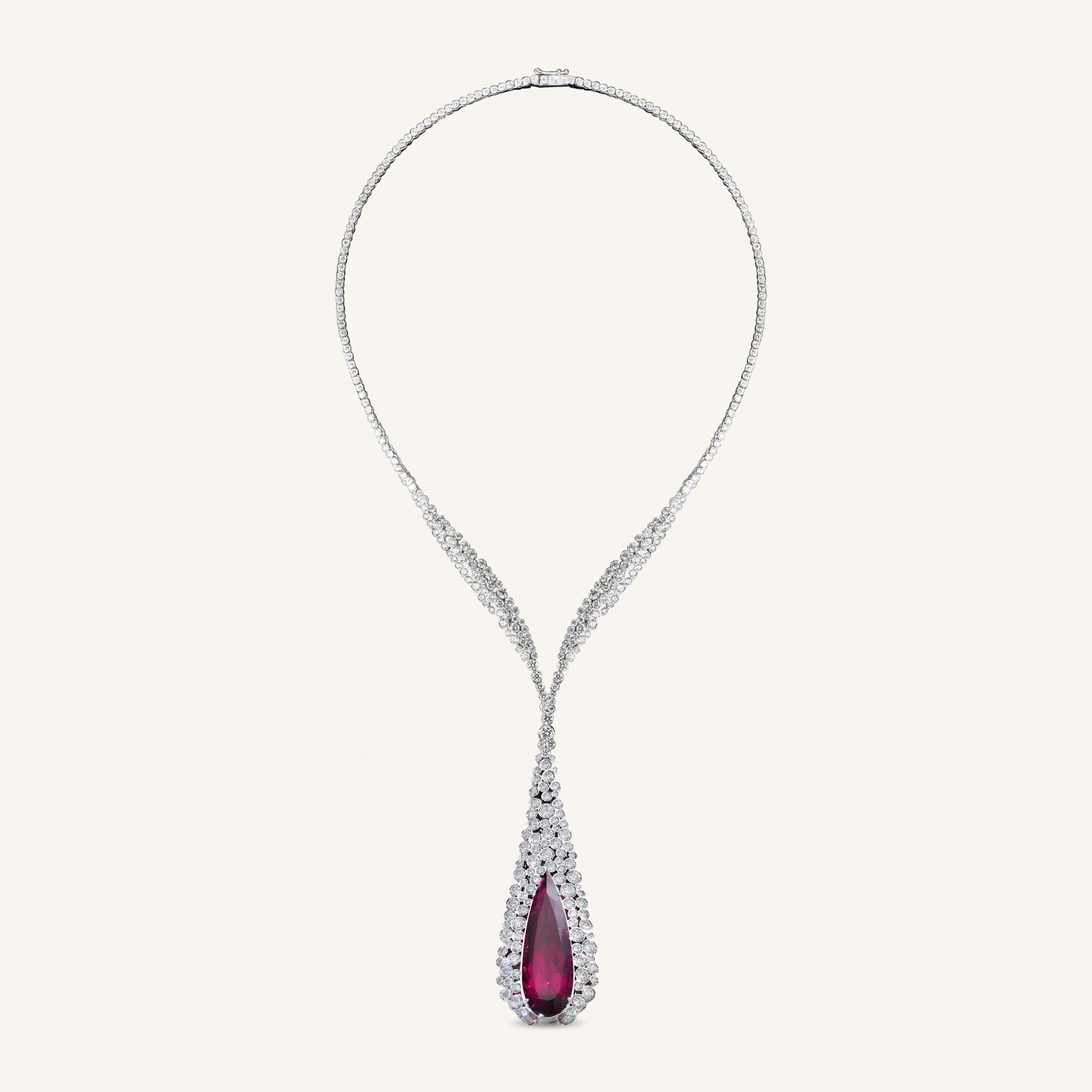 Collier Incanto con rubellite