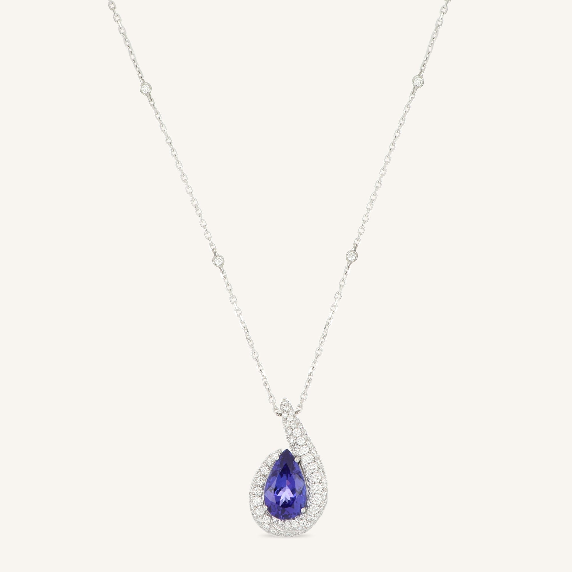 Pendente Venere con tanzanite