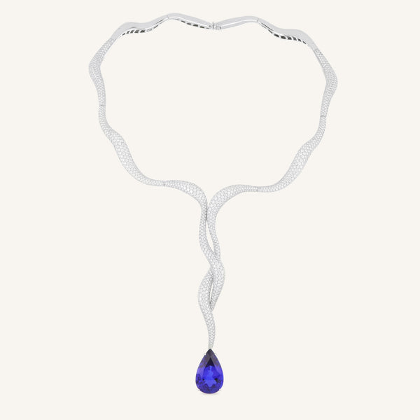 Venere collier with tanzanite