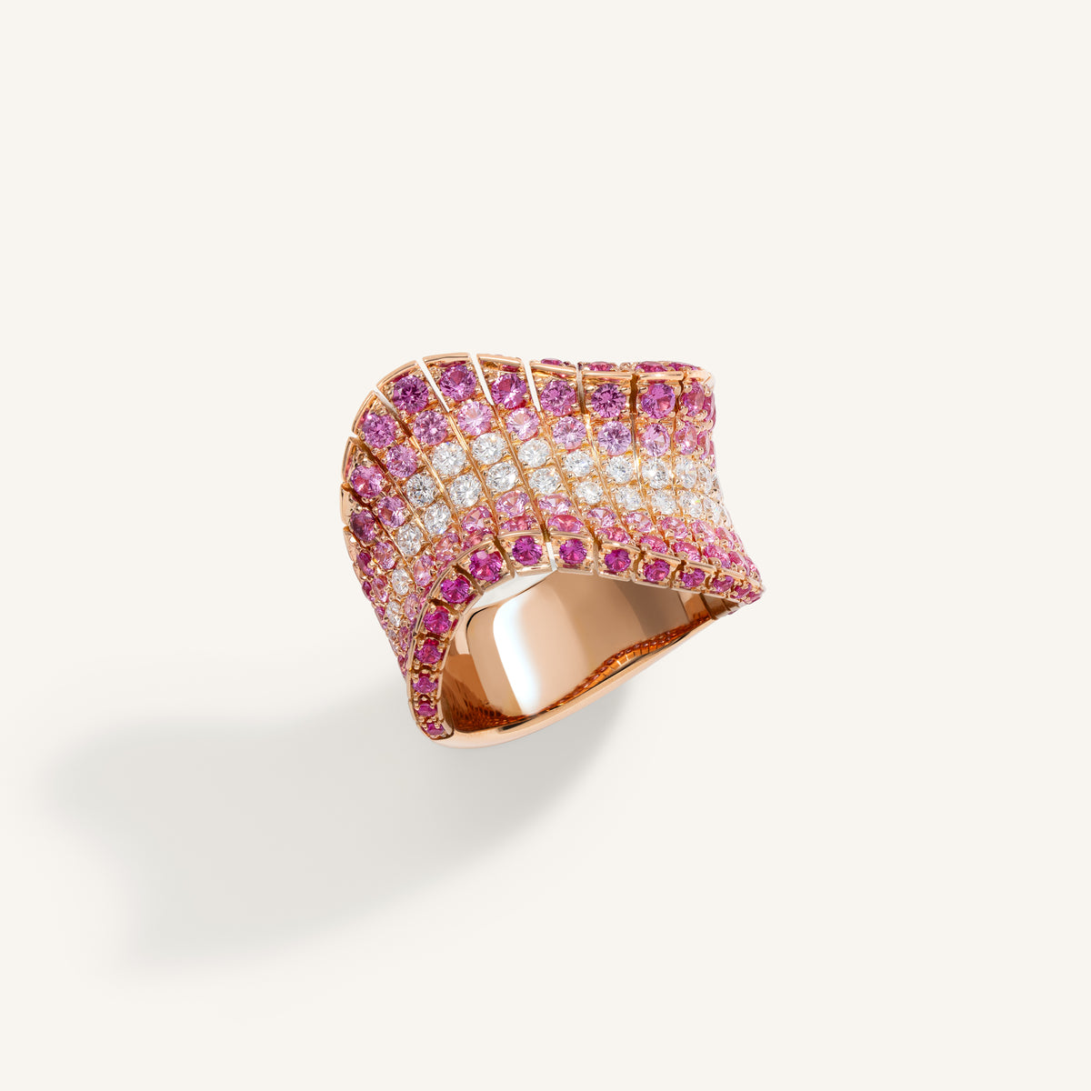 Abissi ring with sapphires