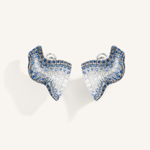 Abissi earrings with sapphires