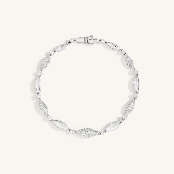 Decò bracelet with white diamonds
