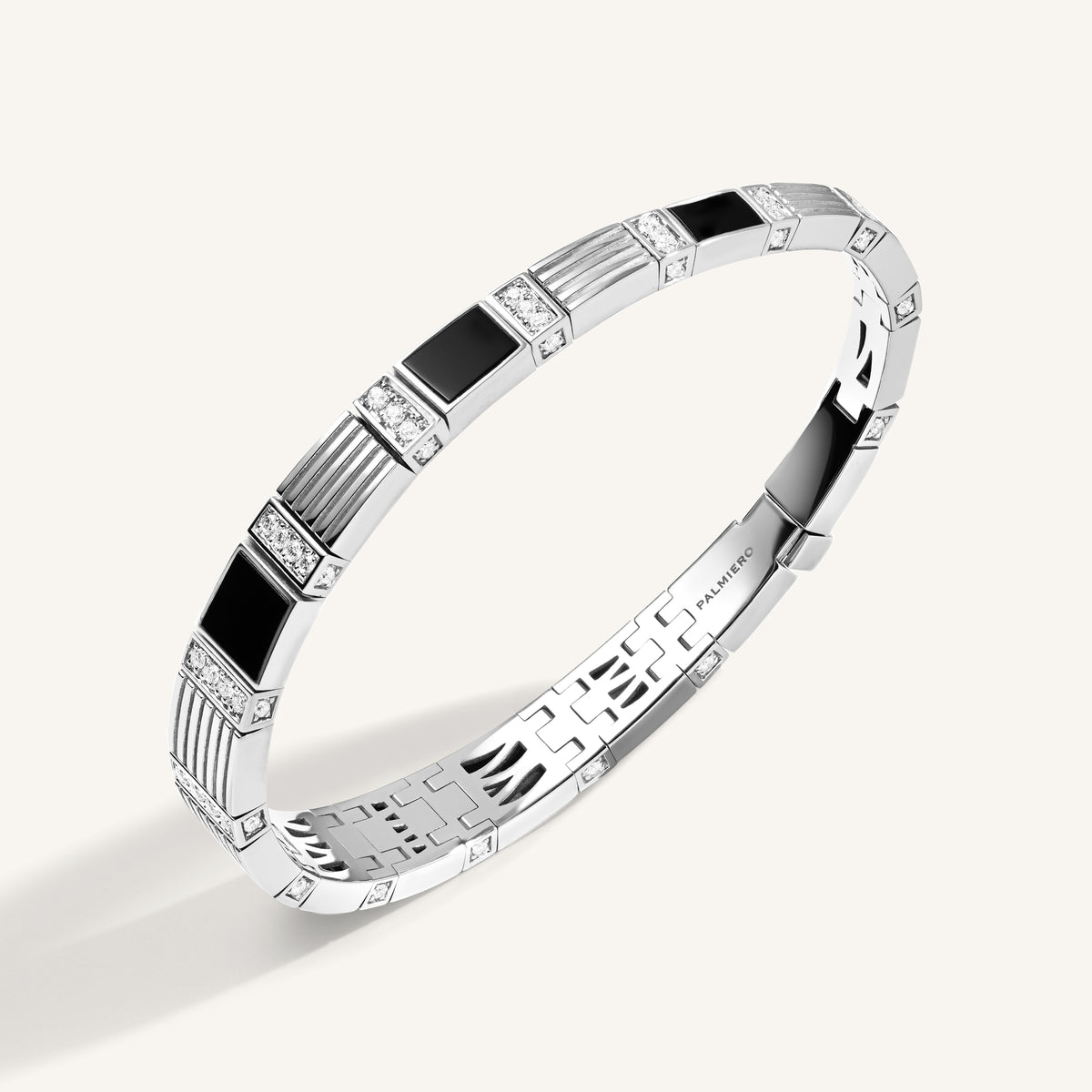 Cleopatra bracelet with white diamonds