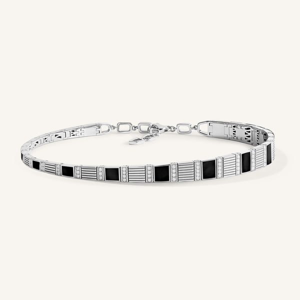 Cleopatra choker with white diamonds
