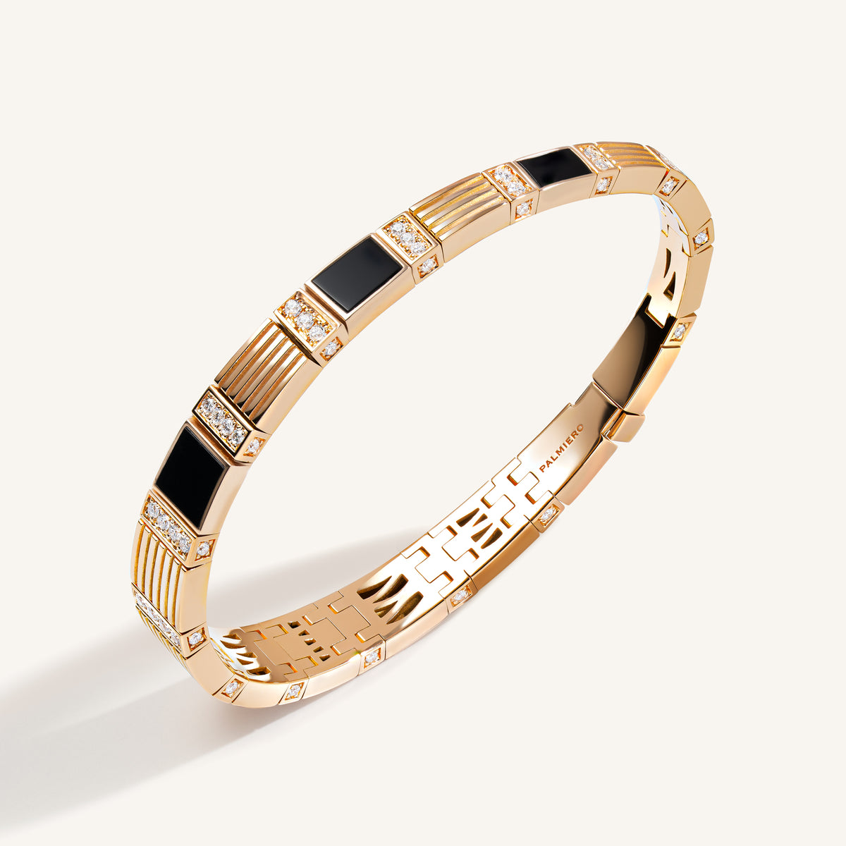 Cleopatra bracelet with white diamonds