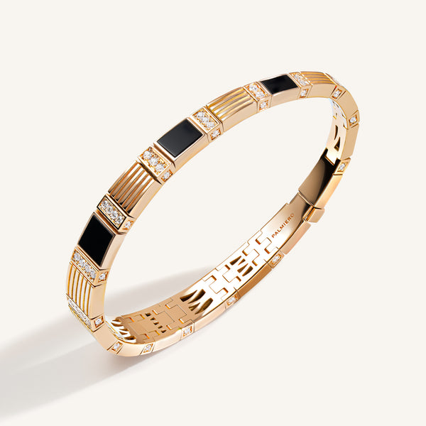 Cleopatra bracelet with white diamonds