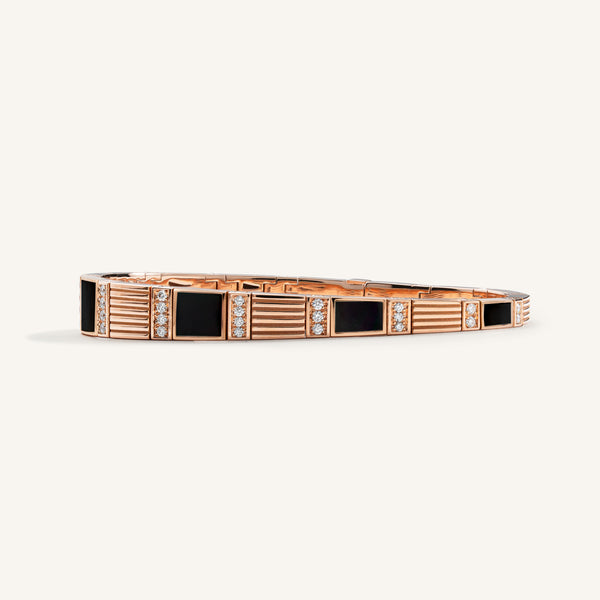 Cleopatra bracelet with white diamonds