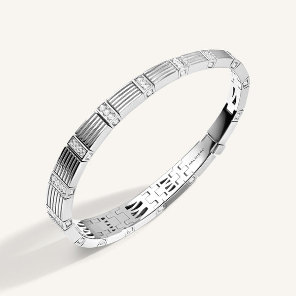 Cleopatra bracelet with white diamonds