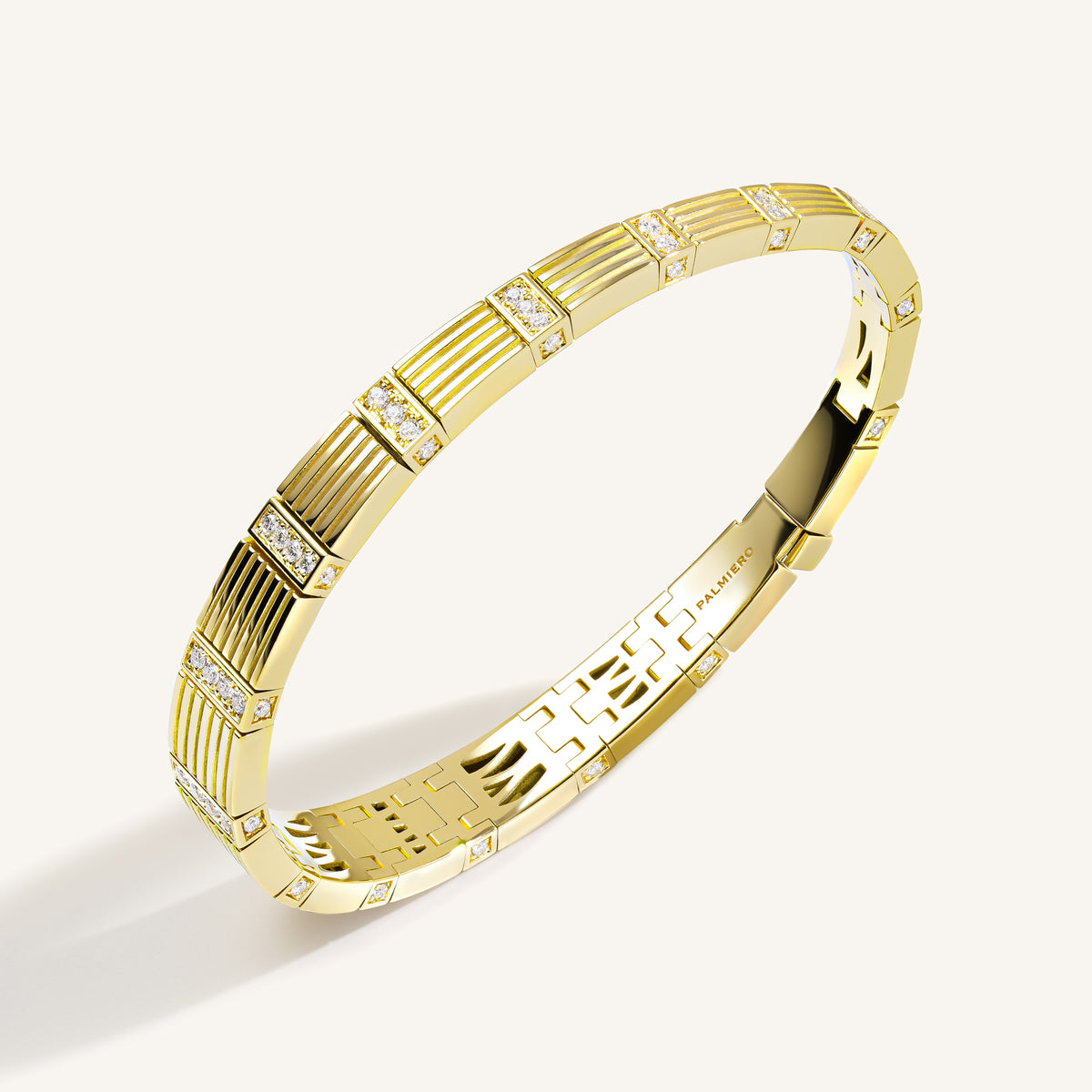 Cleopatra bracelet with white diamonds