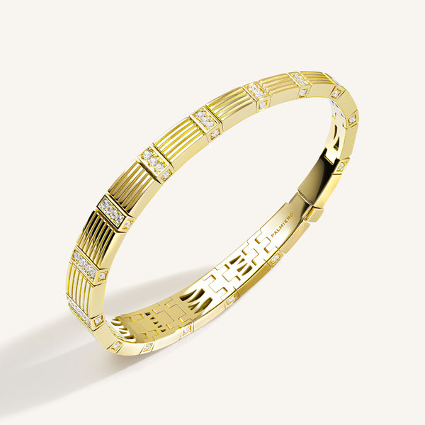 Cleopatra bracelet with white diamonds
