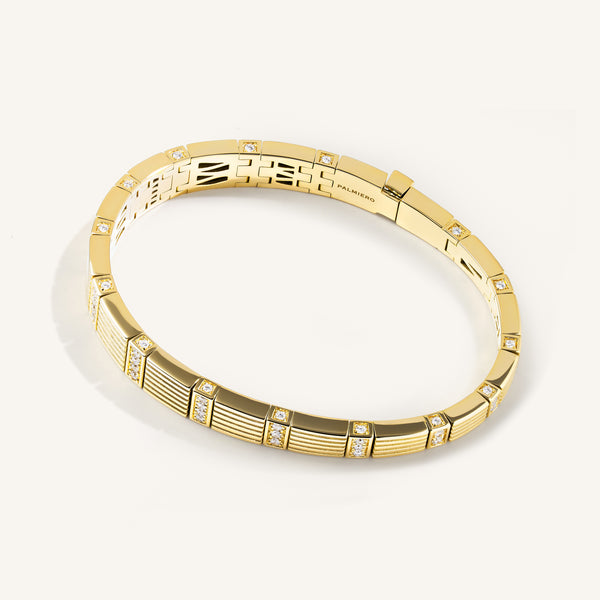 Cleopatra bracelet with white diamonds