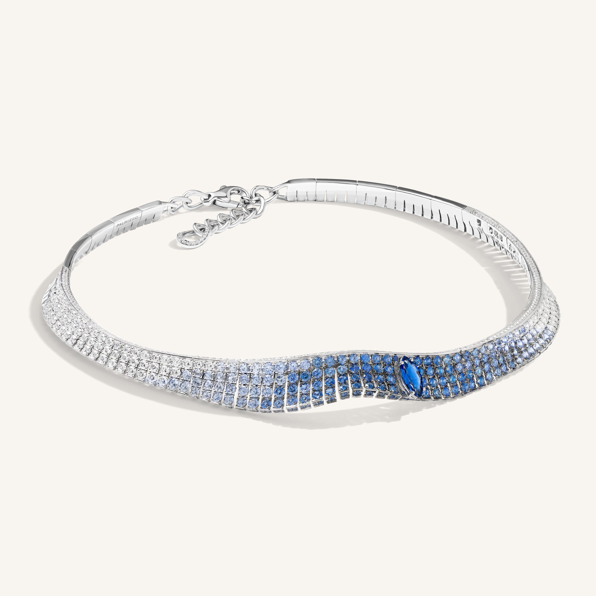 Abissi choker with sapphires