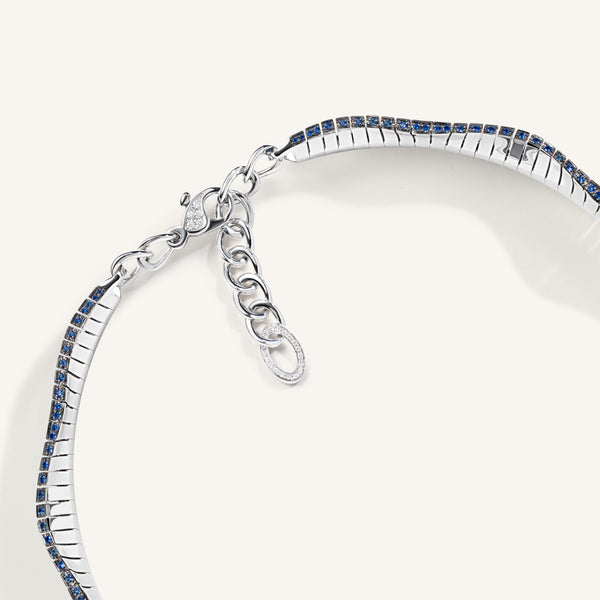 Abissi collier with sapphires