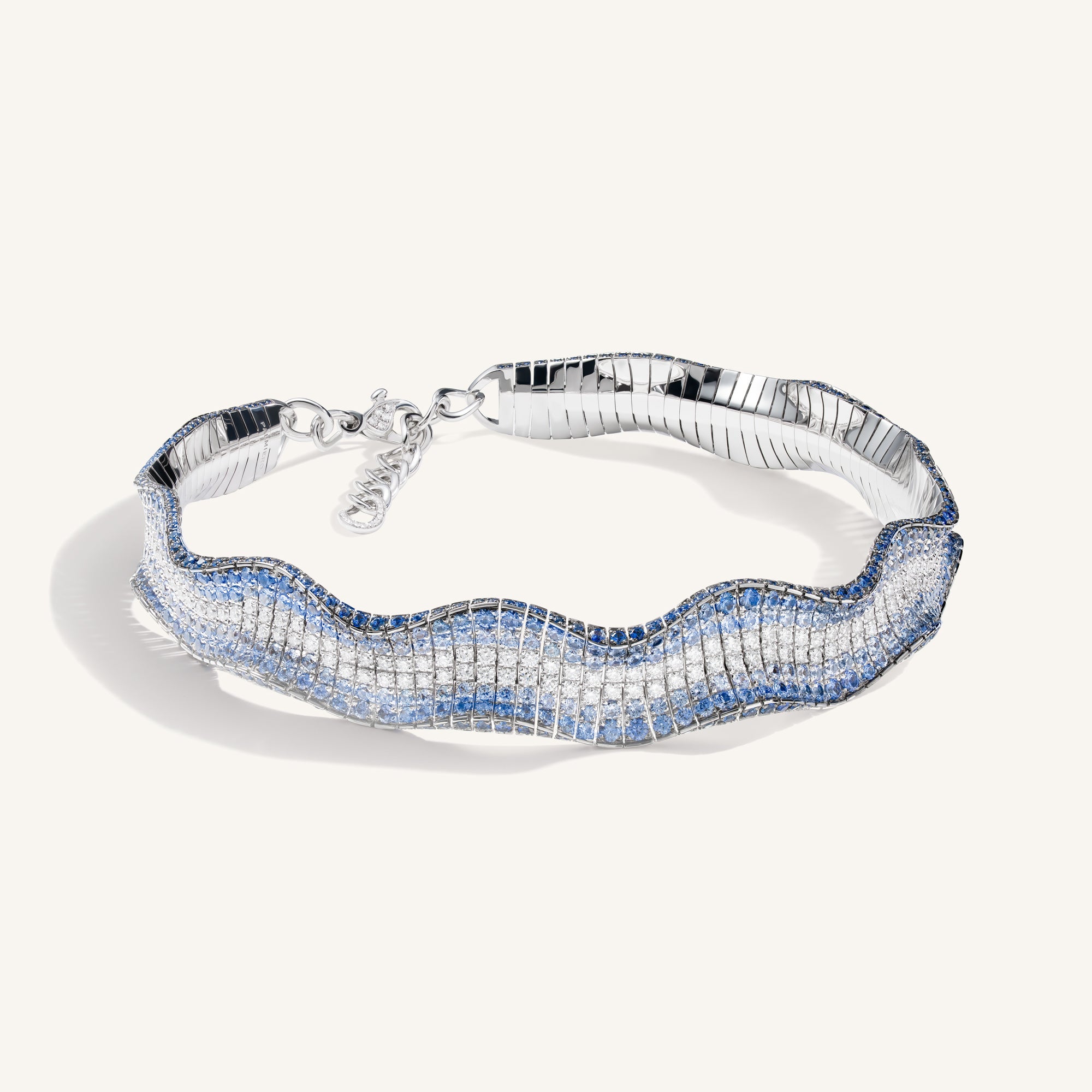 Abissi collier with sapphires