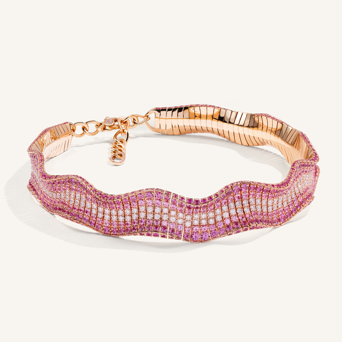 Abissi collier with sapphires