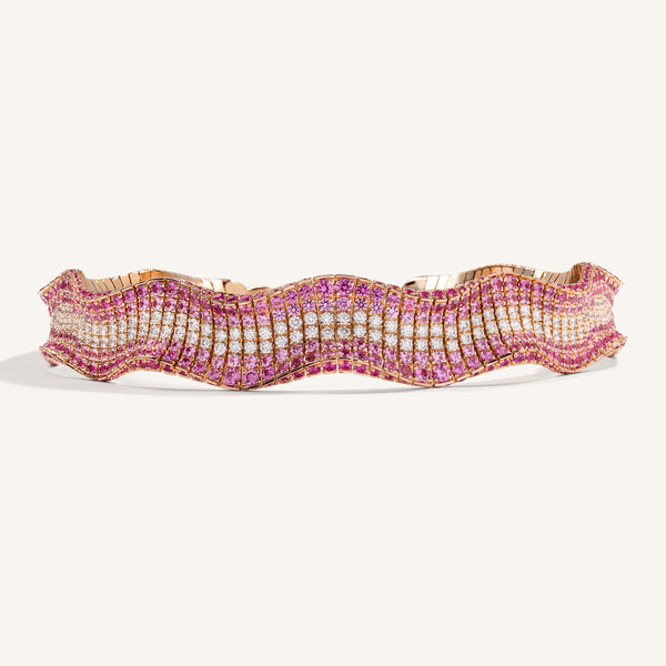 Abissi collier with sapphires