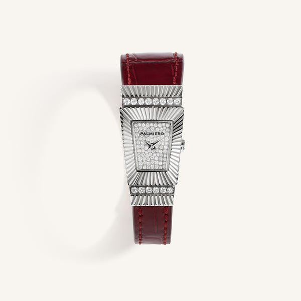 Cleopatra watch with white diamonds