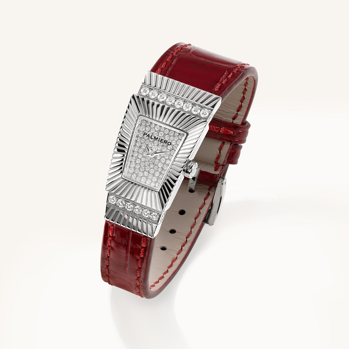 Cleopatra watch with white diamonds
