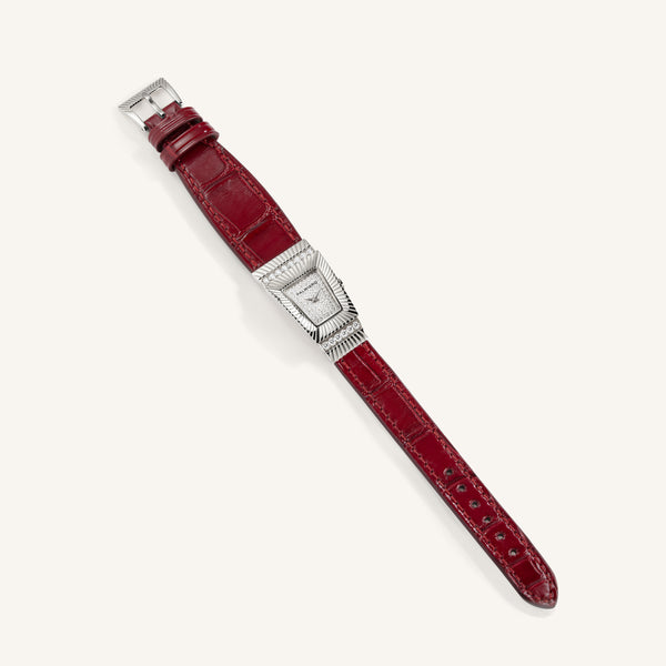 Cleopatra watch with white diamonds