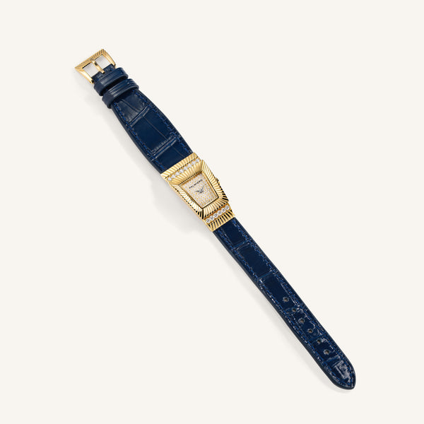 Cleopatra watch with white diamonds