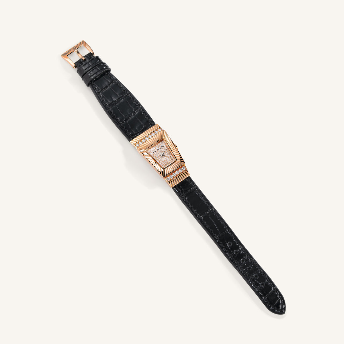 Cleopatra watch with white diamonds